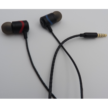 Hörlurar med trådbundna hörlurar Earbud med mikrofon